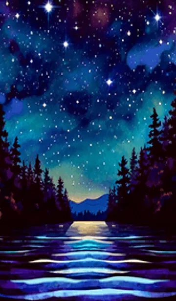 [LINE着せ替え] 穏やかな夜景の着せかえ/157の画像1