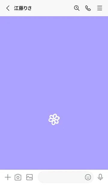 [LINE着せ替え] ミニ フラワー .223の画像2