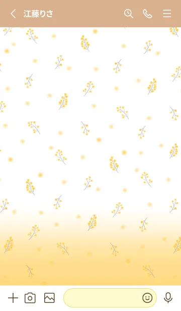 [LINE着せ替え] ミモザ*春の画像2