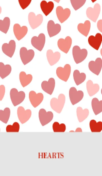 [LINE着せ替え] white ハートがいっぱいの画像1