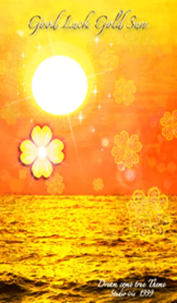 ＊金運最強＊太陽とクローバーの着せ替えメイン画像