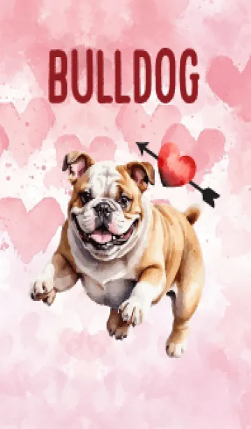 [LINE着せ替え] Bulldog InLove Theme 2 (JP)の画像1