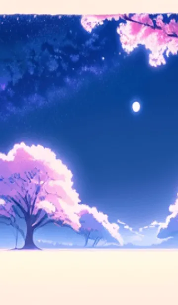 [LINE着せ替え] 冬のサクラ #BSIH03。の画像1