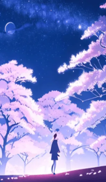 [LINE着せ替え] 冬のサクラ #BSIH012。の画像1