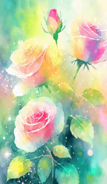 [LINE着せ替え] 薔薇(バラ)の花の着せかえ(R2099)の画像1