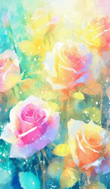 [LINE着せ替え] 薔薇(バラ)の花の着せかえ(R2095)の画像1