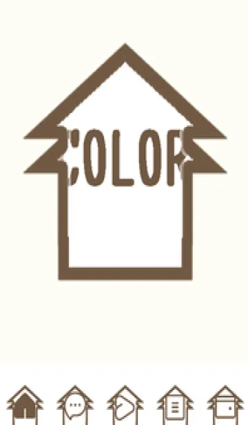 [LINE着せ替え] beige color T47の画像1