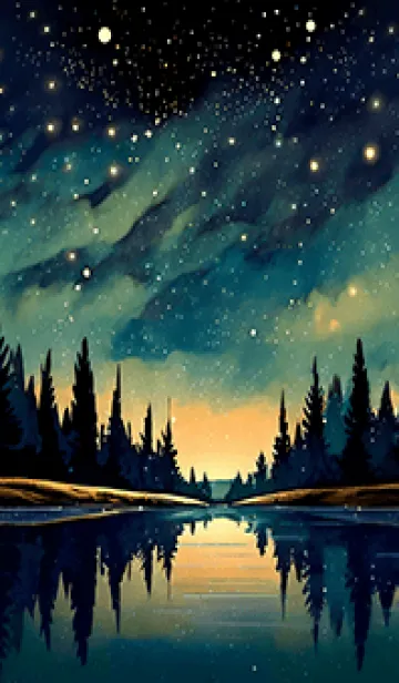 [LINE着せ替え] 穏やかな夜景の着せかえ/162の画像1