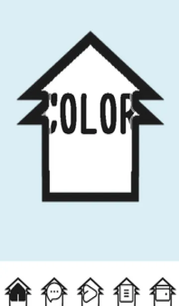 [LINE着せ替え] blue color T47の画像1