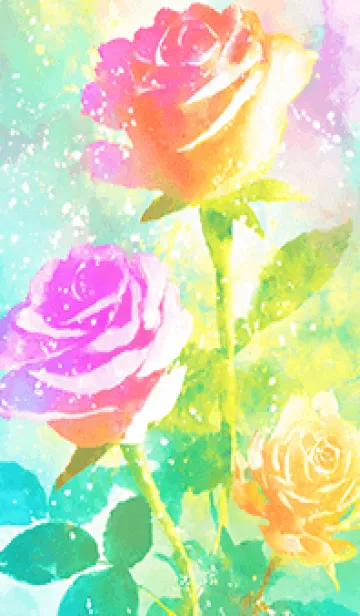 [LINE着せ替え] 薔薇(バラ)の花の着せかえ(R2105)の画像1