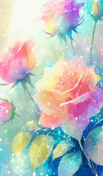 [LINE着せ替え] 薔薇(バラ)の花の着せかえ(R2106)の画像1