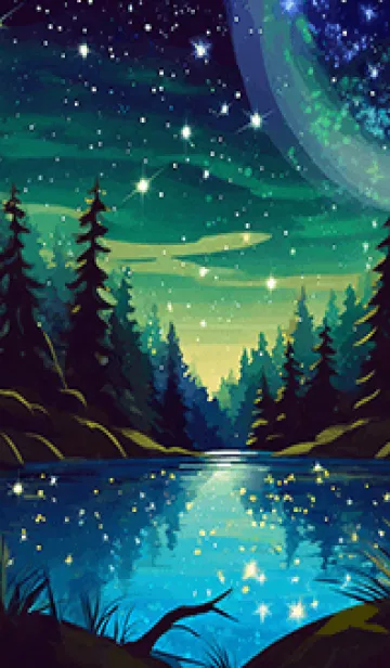 [LINE着せ替え] 穏やかな夜景の着せかえ/164の画像1