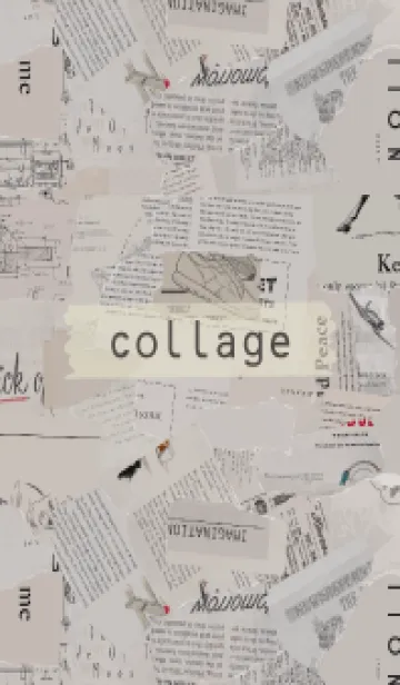 [LINE着せ替え] collage art 61の画像1