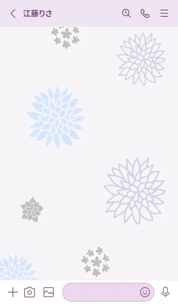 [LINE着せ替え] 花 3種22の画像2