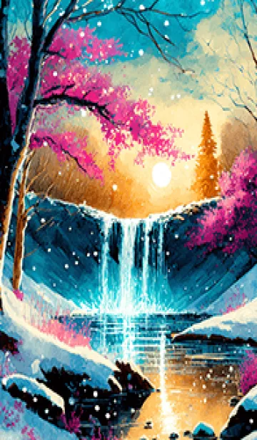 優美な冬の風景の着せかえ(Winter-2127)の着せ替えメイン画像