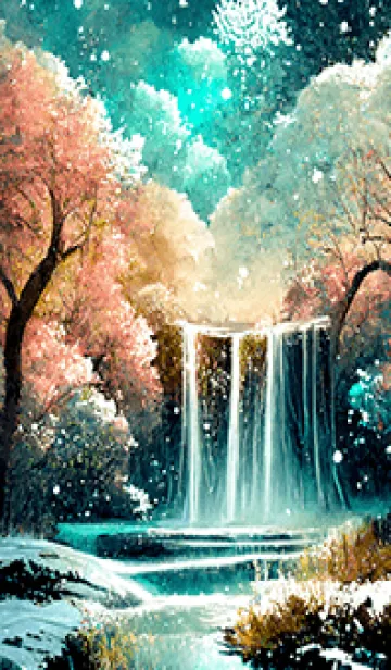 [LINE着せ替え] 優美な冬の風景の着せかえ(Winter-2125)の画像1