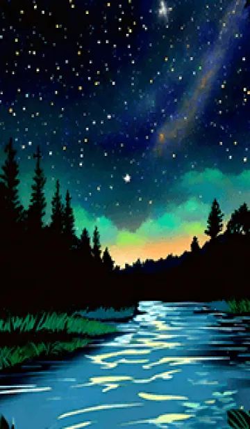 [LINE着せ替え] 穏やかな夜景の着せかえ/176の画像1