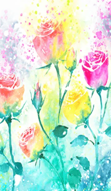 [LINE着せ替え] 薔薇(バラ)の花の着せかえ(R2123)の画像1