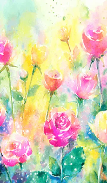 [LINE着せ替え] 薔薇(バラ)の花の着せかえ(R2126)の画像1