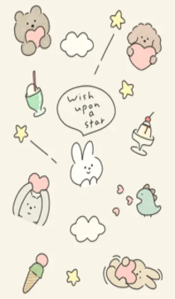 [LINE着せ替え] yellow♡with love14_1の画像1