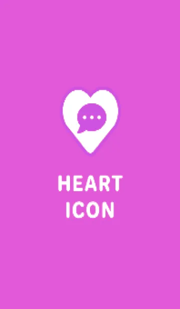 [LINE着せ替え] ハート アイコン 52の画像1