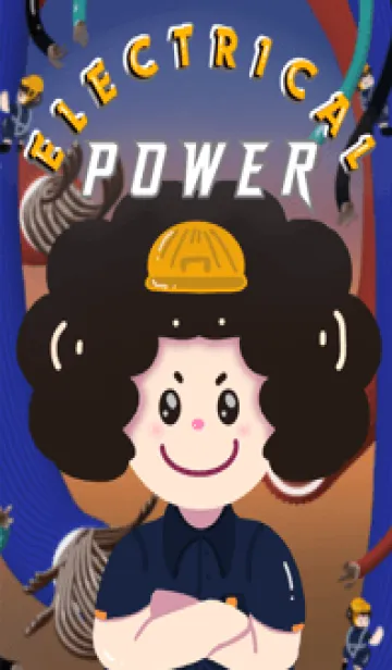[LINE着せ替え] DBTech02-Electrical Powerの画像1