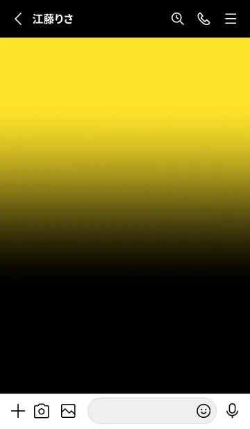 [LINE着せ替え] Black & Butter Yellow  Theme V.7 (JP)の画像2