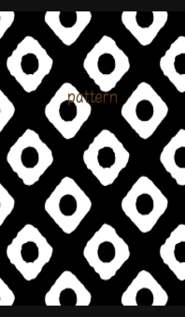 [LINE着せ替え] 鹿の子 黒色の画像1