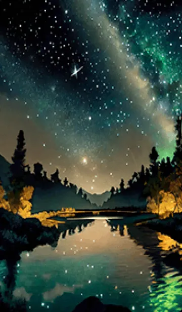 [LINE着せ替え] 穏やかな夜景の着せかえ/191の画像1