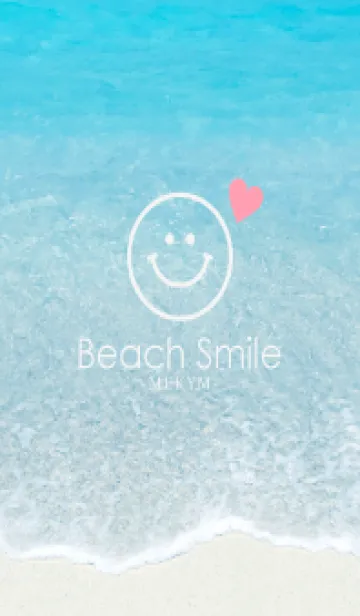 [LINE着せ替え] Beach Smile -HEART- 23の画像1