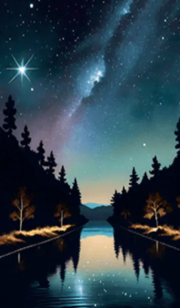 [LINE着せ替え] 穏やかな夜景の着せかえ/195の画像1