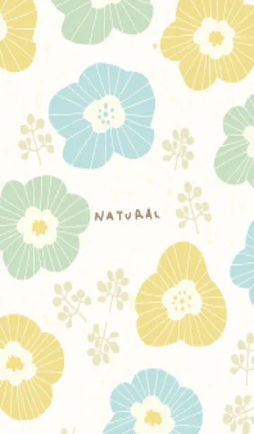 [LINE着せ替え] 北欧風 花 大人28の画像1