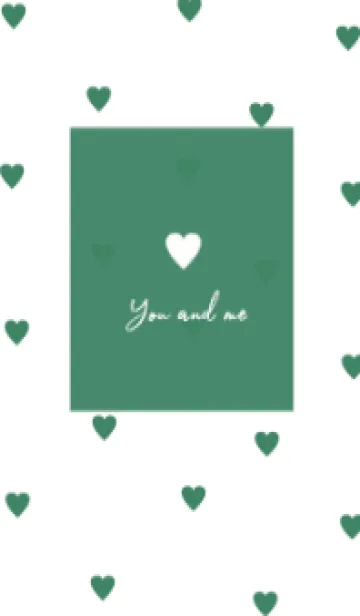 [LINE着せ替え] pattern_heart ::greenの画像1