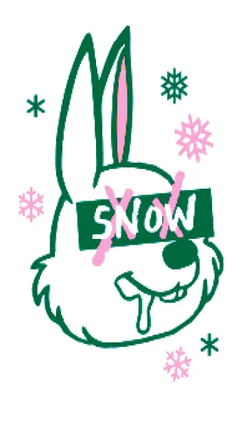 [LINE着せ替え] スノーラビット .57の画像1