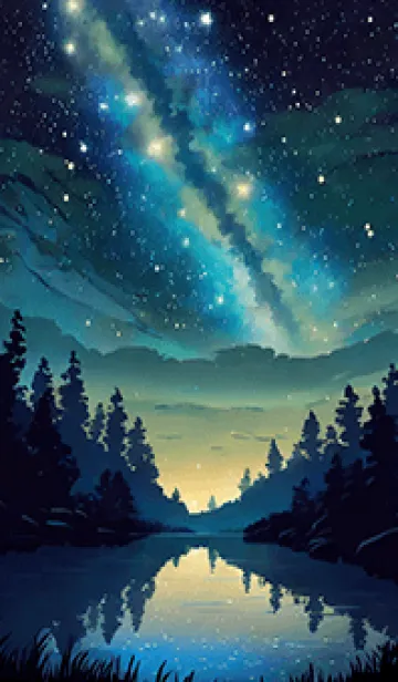 [LINE着せ替え] 穏やかな夜景の着せかえ/196の画像1