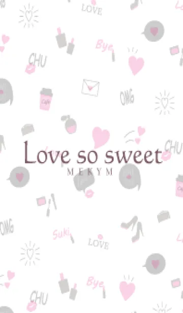 [LINE着せ替え] Love so sweet - MEKYM 28の画像1