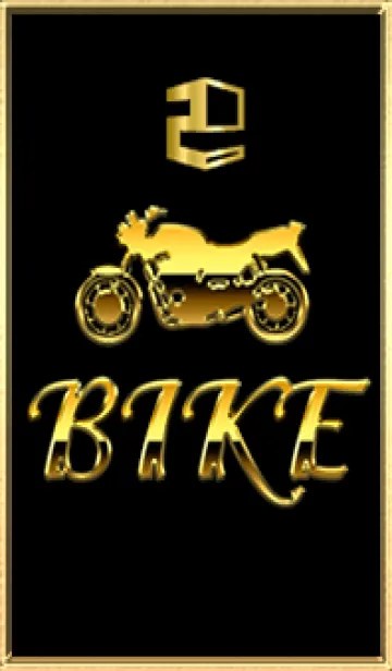 [LINE着せ替え] バイク BIKE GOLD2*の画像1
