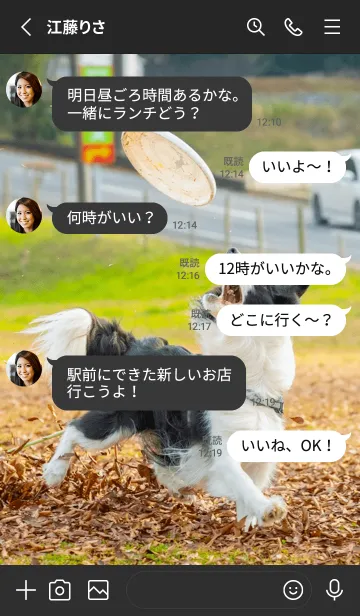 [LINE着せ替え] Emma&Watsonの画像3