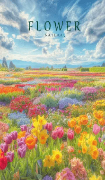 [LINE着せ替え] FLOWER GARDEN -Happy-72の画像1