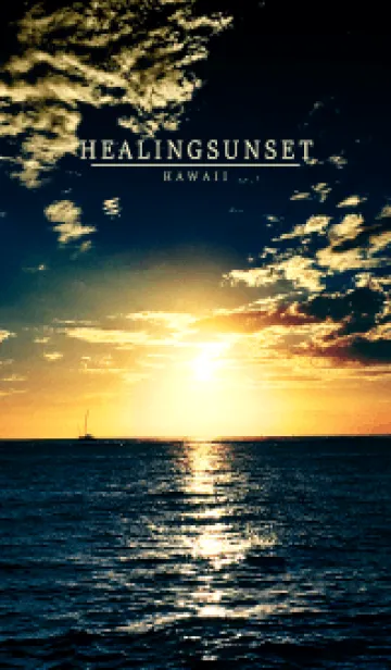 [LINE着せ替え] SUNSET-BEACH HEALING 9の画像1