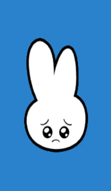 [LINE着せ替え] ぴえん うさぎ 168の画像1