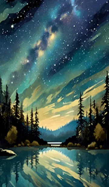 [LINE着せ替え] 穏やかな夜景の着せかえ/203の画像1