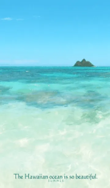 [LINE着せ替え] Hawaiian ocean is so beautiful-shell 21の画像1