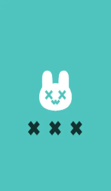 [LINE着せ替え] 地雷うさぎ(green63)の画像1