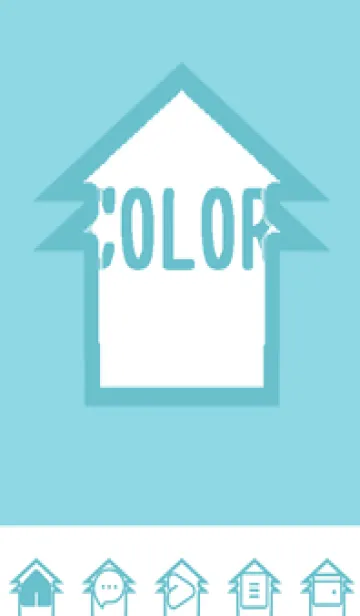 [LINE着せ替え] green color T96の画像1