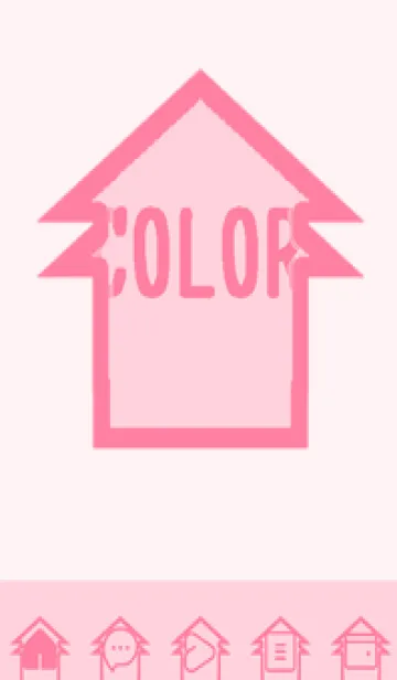 [LINE着せ替え] pink color T48の画像1