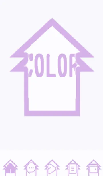 [LINE着せ替え] purple color T47の画像1