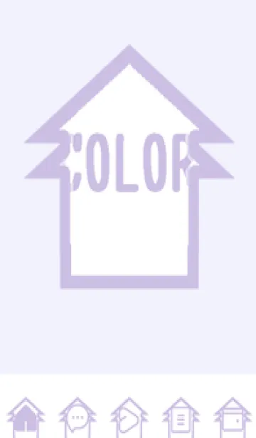 [LINE着せ替え] purple color T49の画像1