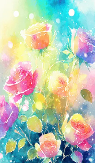 [LINE着せ替え] 薔薇(バラ)の花の着せかえ(R2153)の画像1