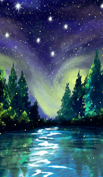 [LINE着せ替え] 穏やかな夜景の着せかえ/211の画像1